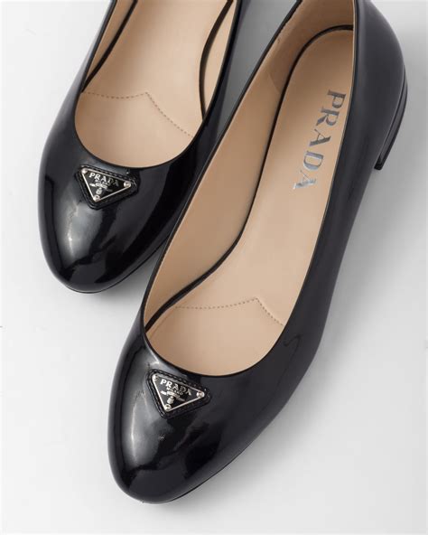 ballerine bebe prada|Patent leather ballerinas .